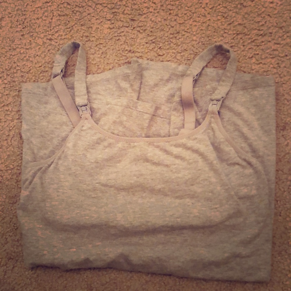Nursing tank top